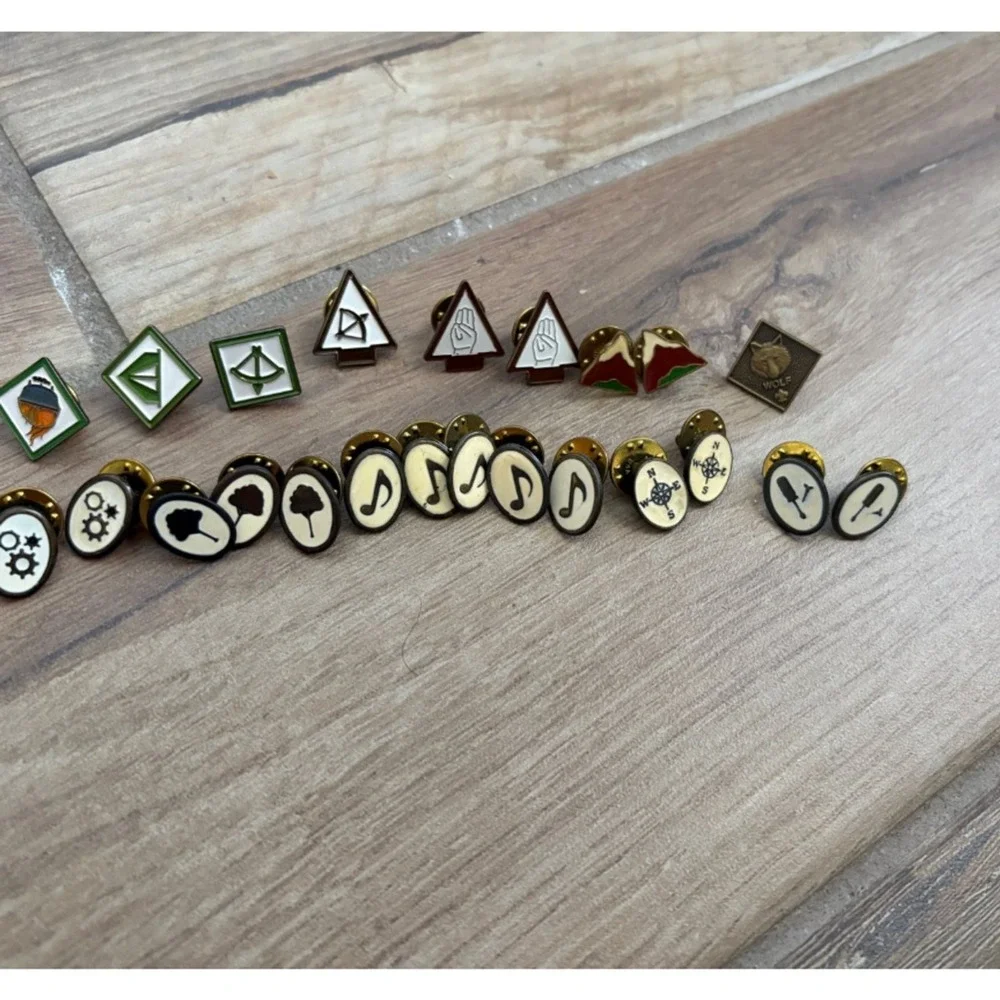 Cub Scouts Pins- Various achievements. count 23‎